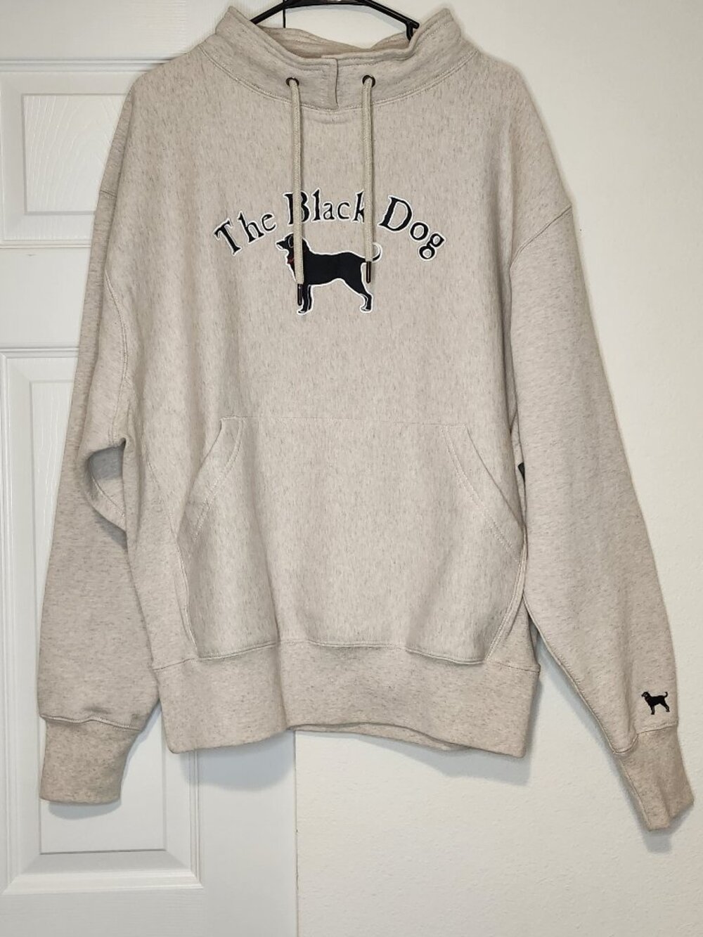NWT The Black Dog Heavyweight Fisherman Cowl Neck Sweatshirt M
